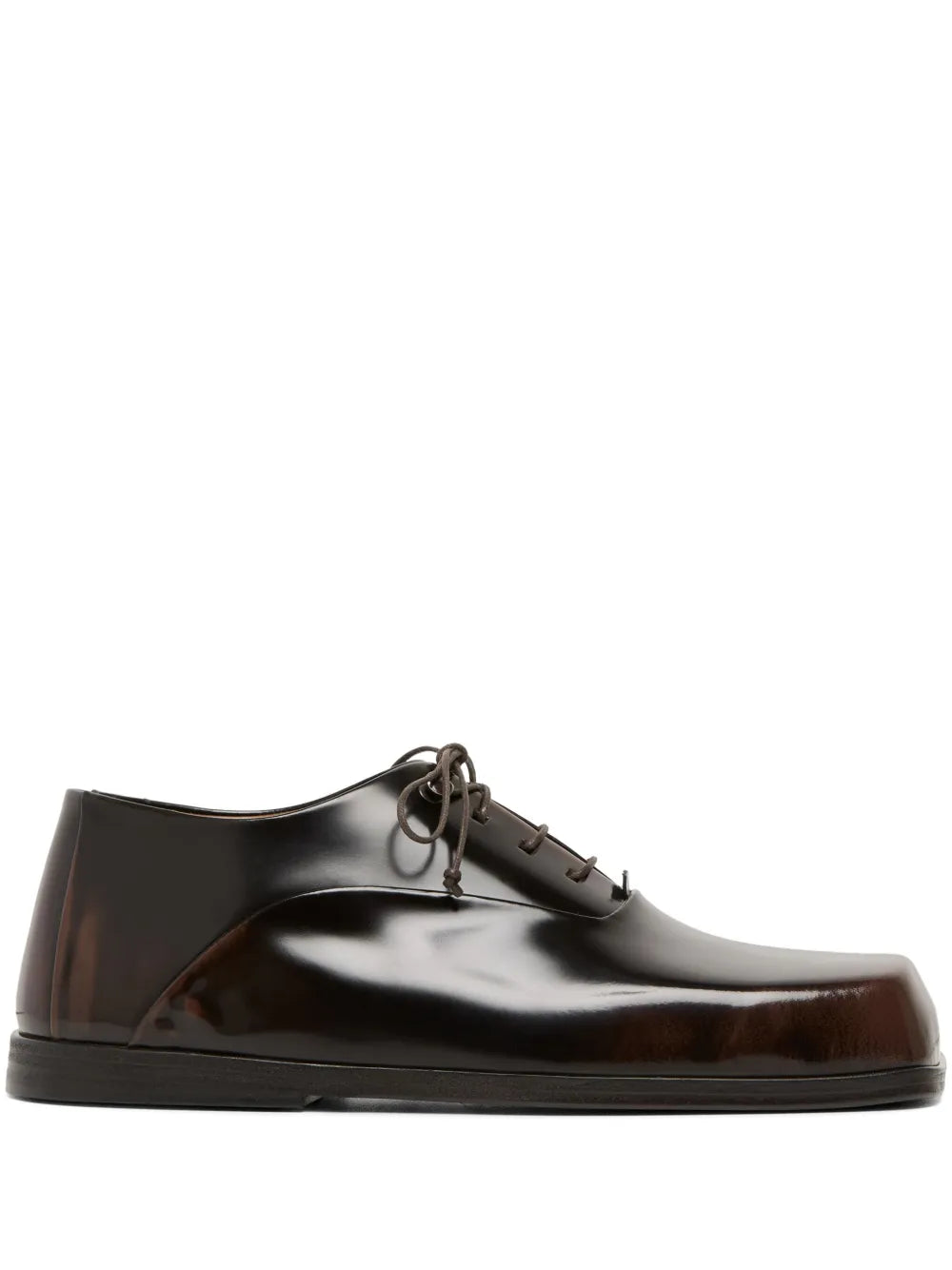 Marsèll panelled patent-leather oxford shoes