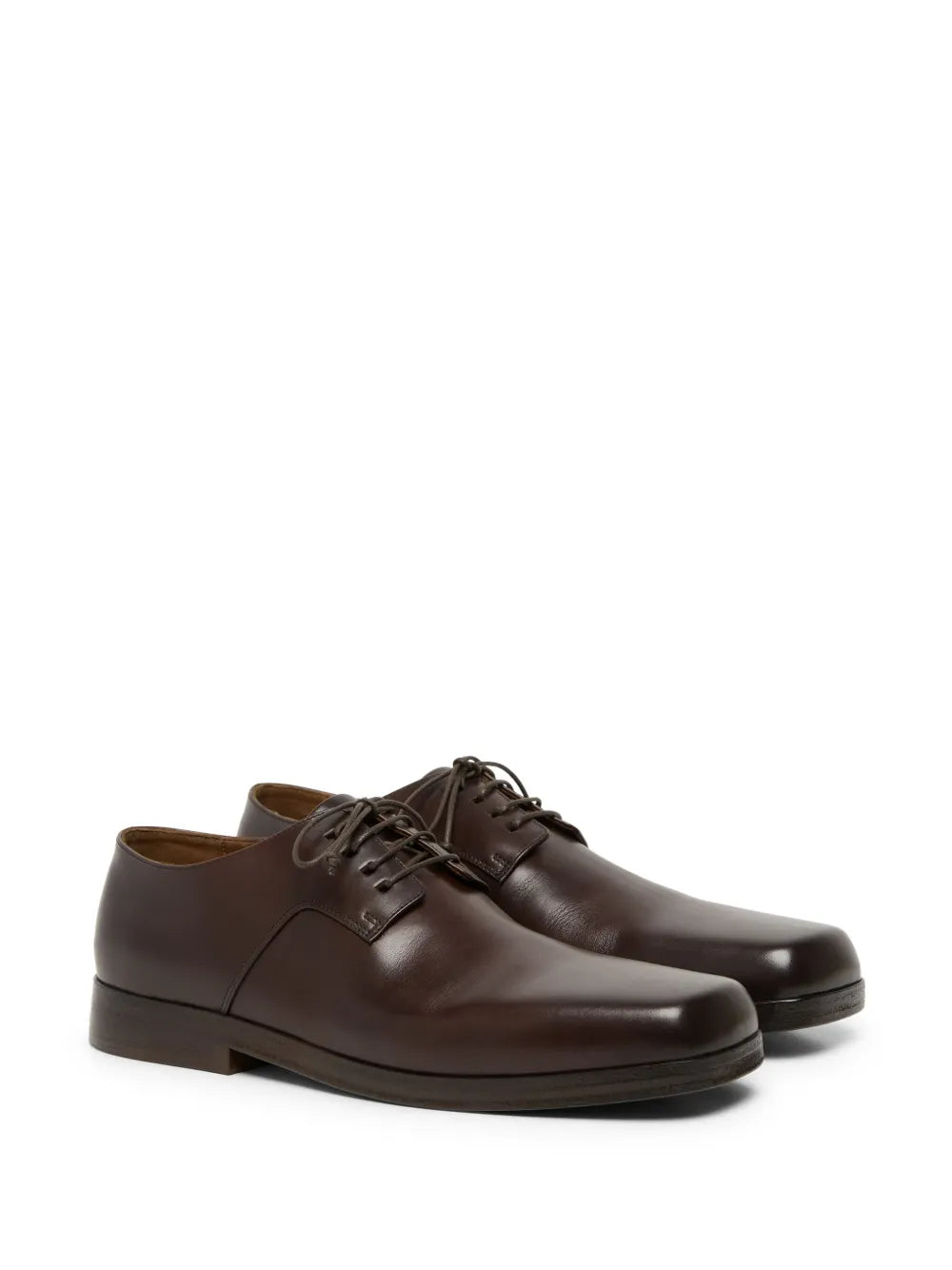 Marsèll square-toe leather derby shoes