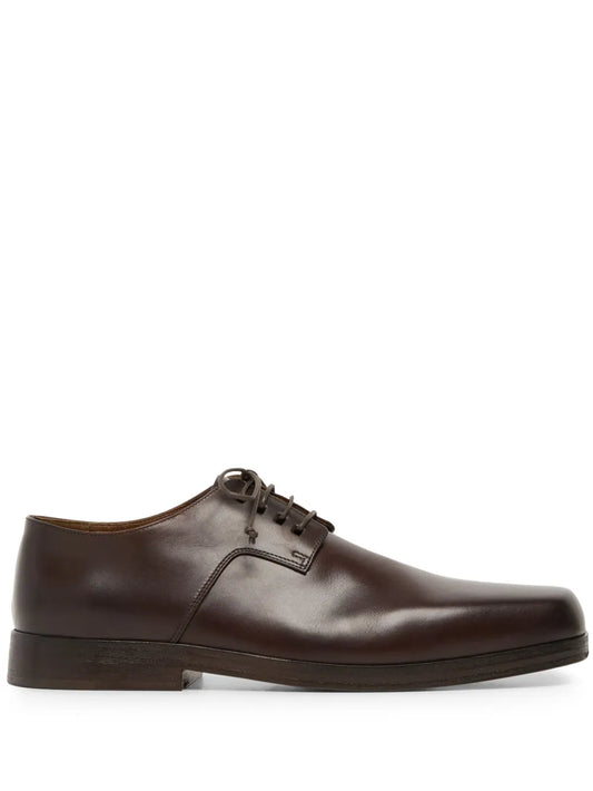 Marsèll square-toe leather derby shoes