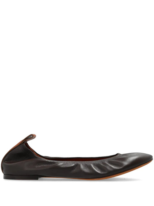 Lanvin leather ballerina shoes