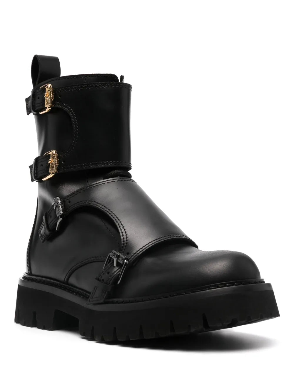Moschino ankle-length leather boots