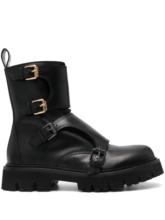 Moschino ankle-length leather boots