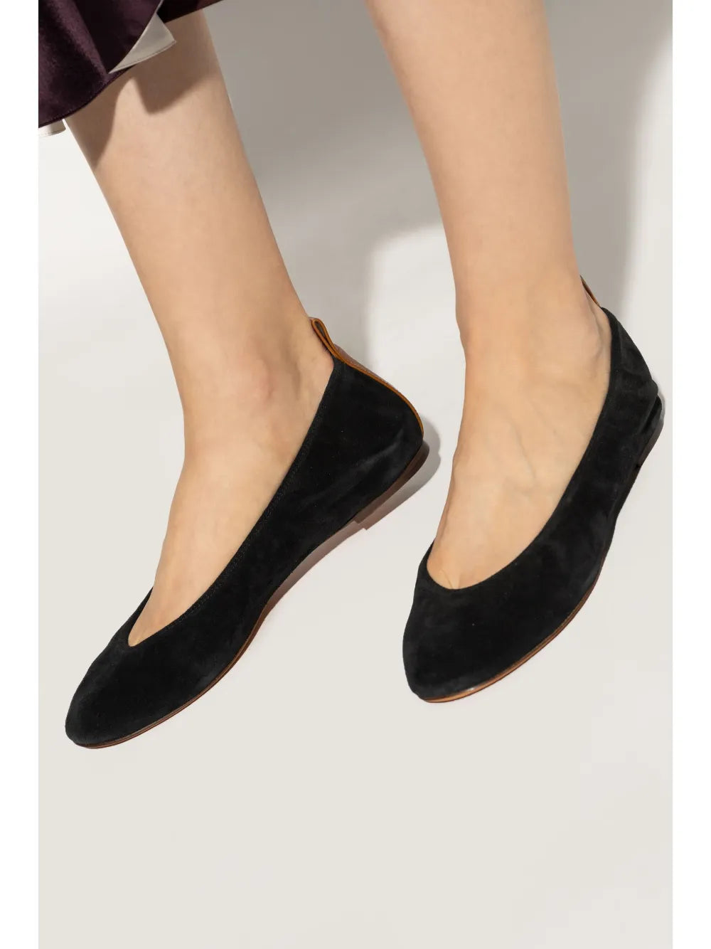 Lanvin leather ballerina shoes