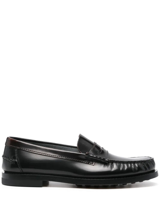 Tod's gathered-detail loafers