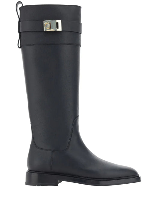 Ferragamo Buckle-detailing boots 