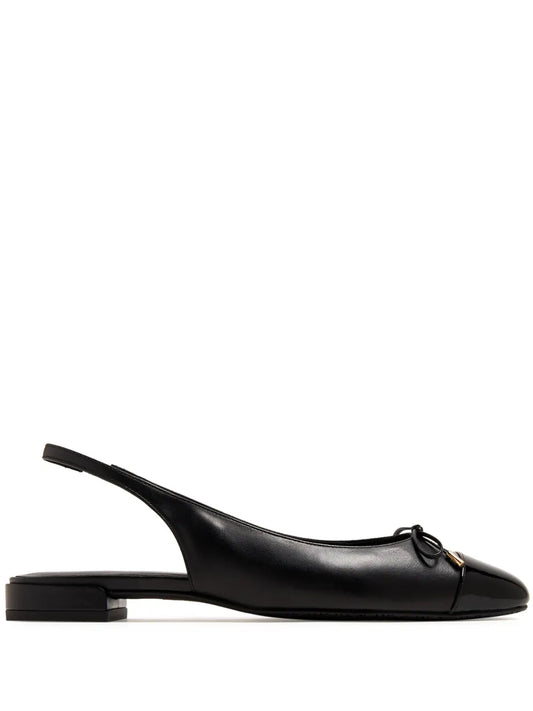 Stuart Weitzman Sleek slingback ballet flats