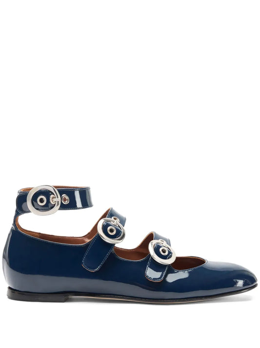 Scarosso Linda II leather ballerina shoes
