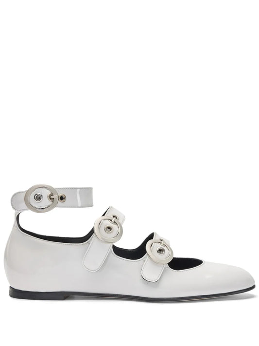 Scarosso Linda II leather ballerina shoes