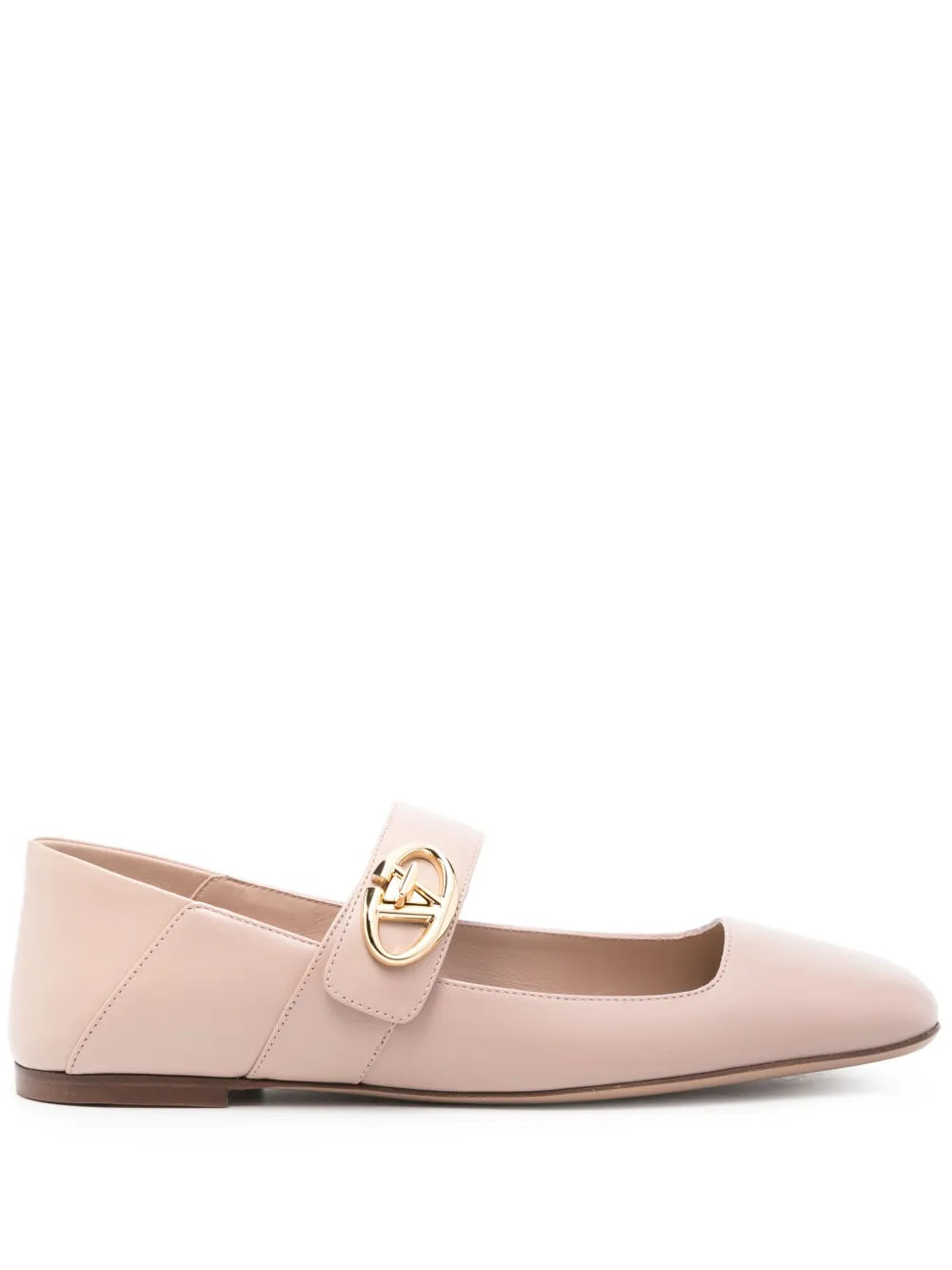 Valentino Garavani VLogo Signature leather ballerina shoes