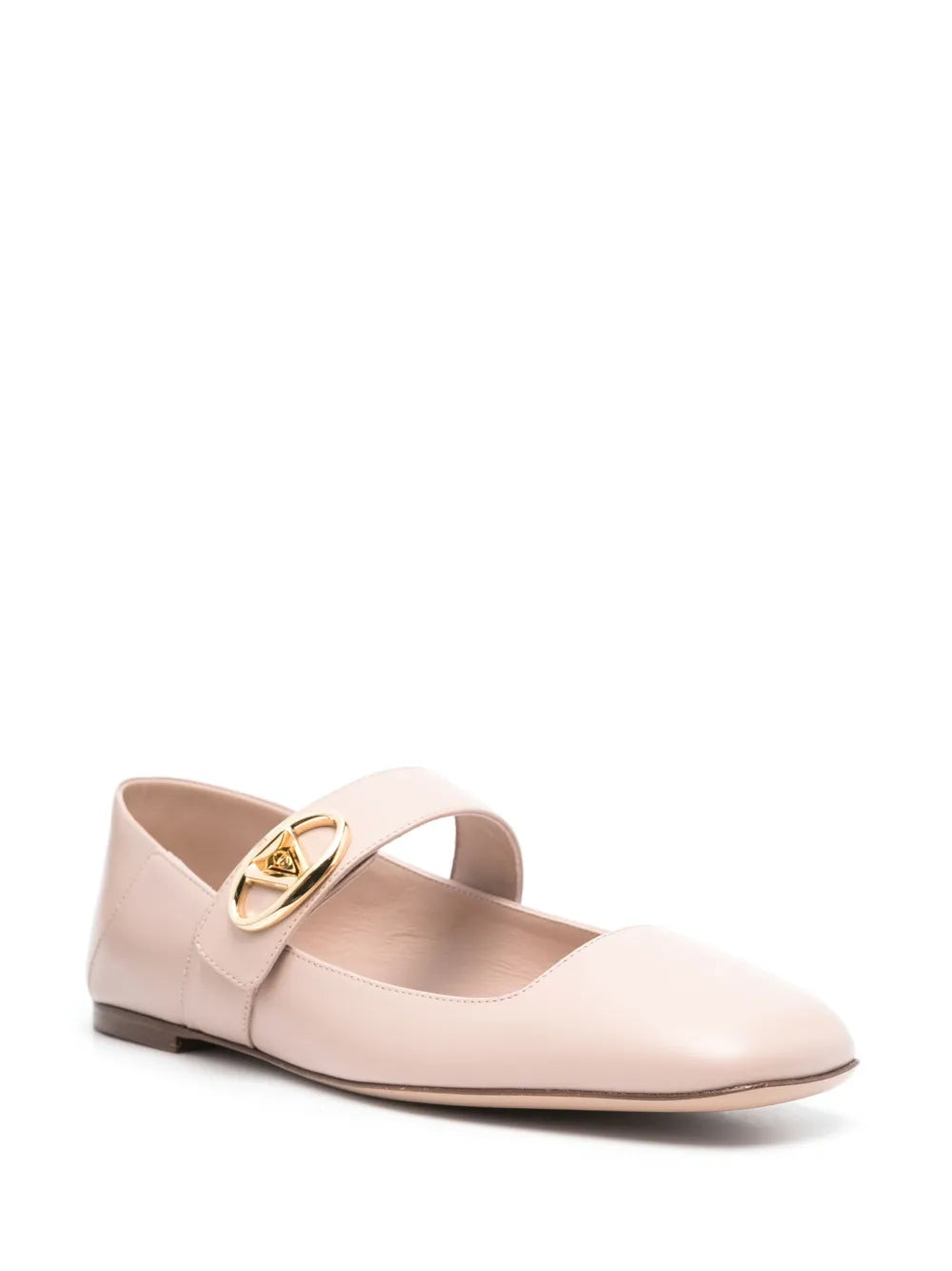 Valentino Garavani VLogo Signature leather ballerina shoes