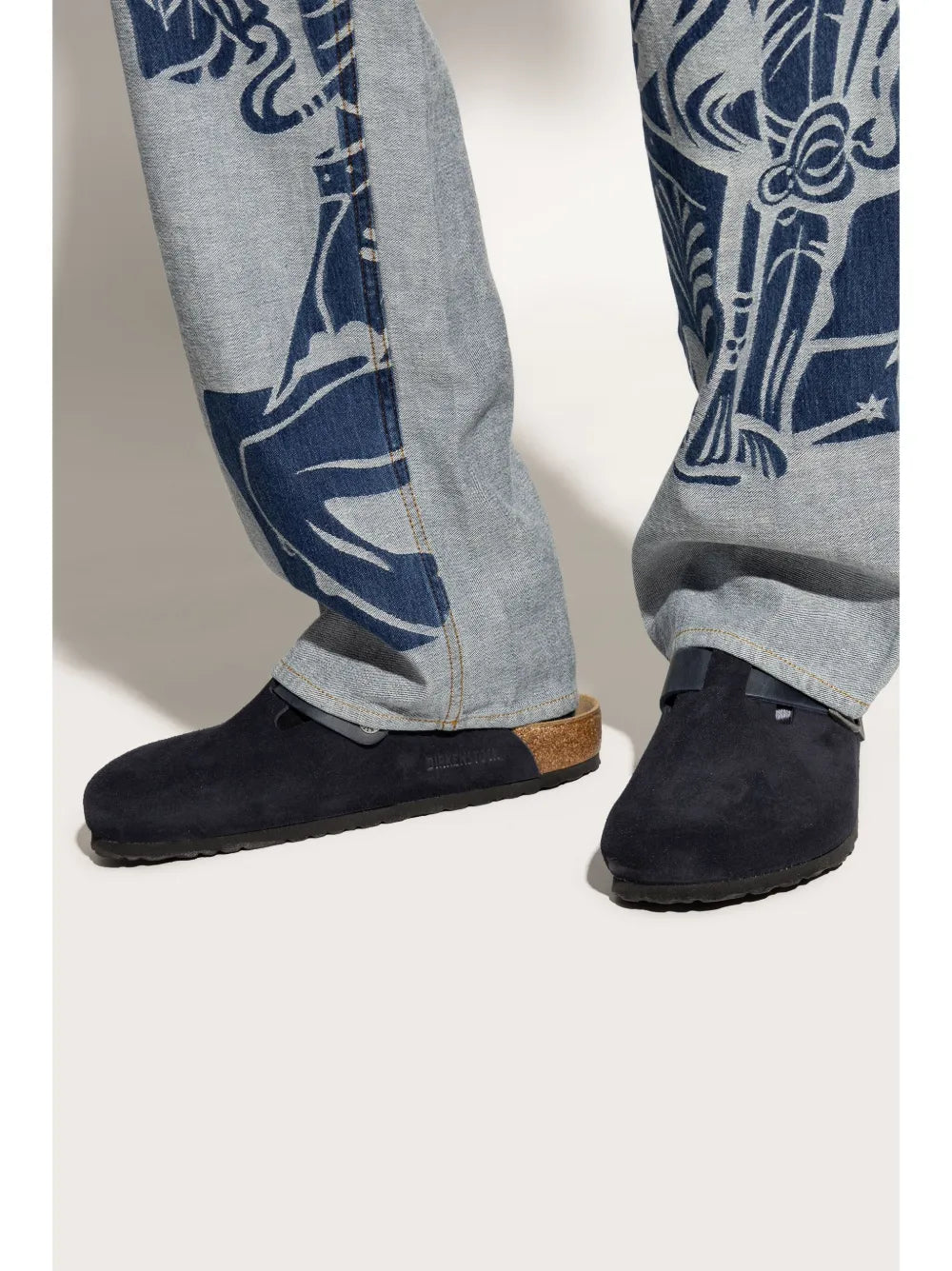 Birkenstock Boston suede slippers