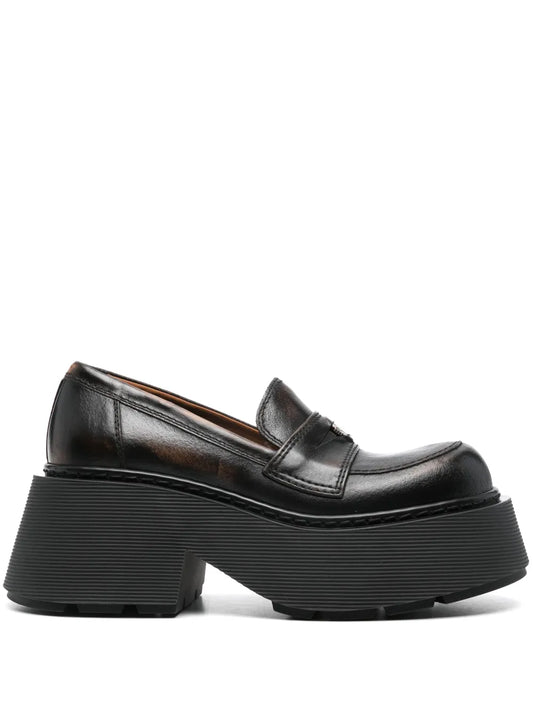 Vic Matie distressed chunky penny loafers