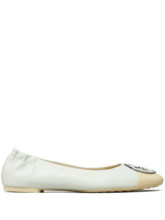 Tory Burch Claire cap-toe ballerina shoes 