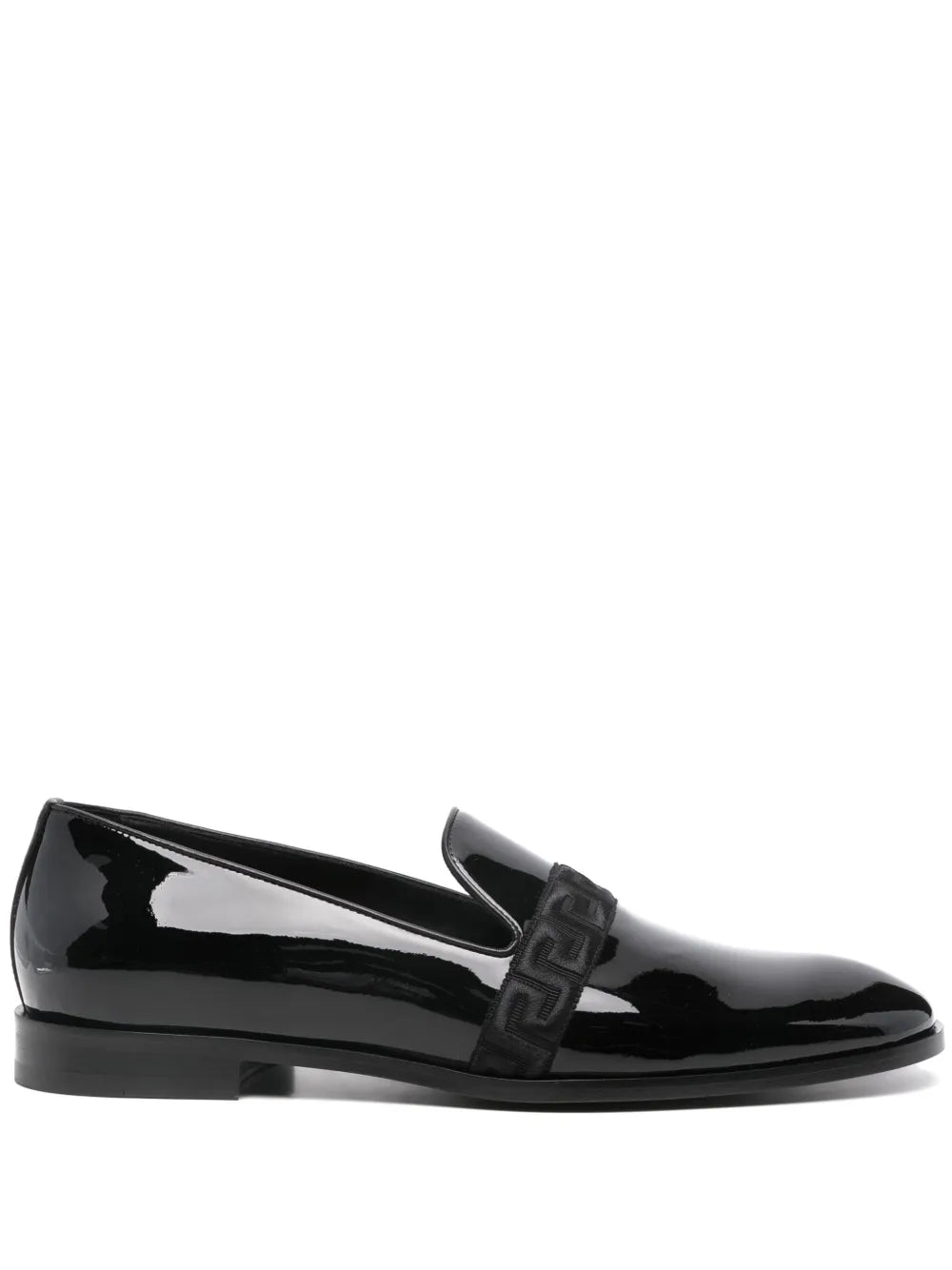 Versace Medusa patent-leather loafers
