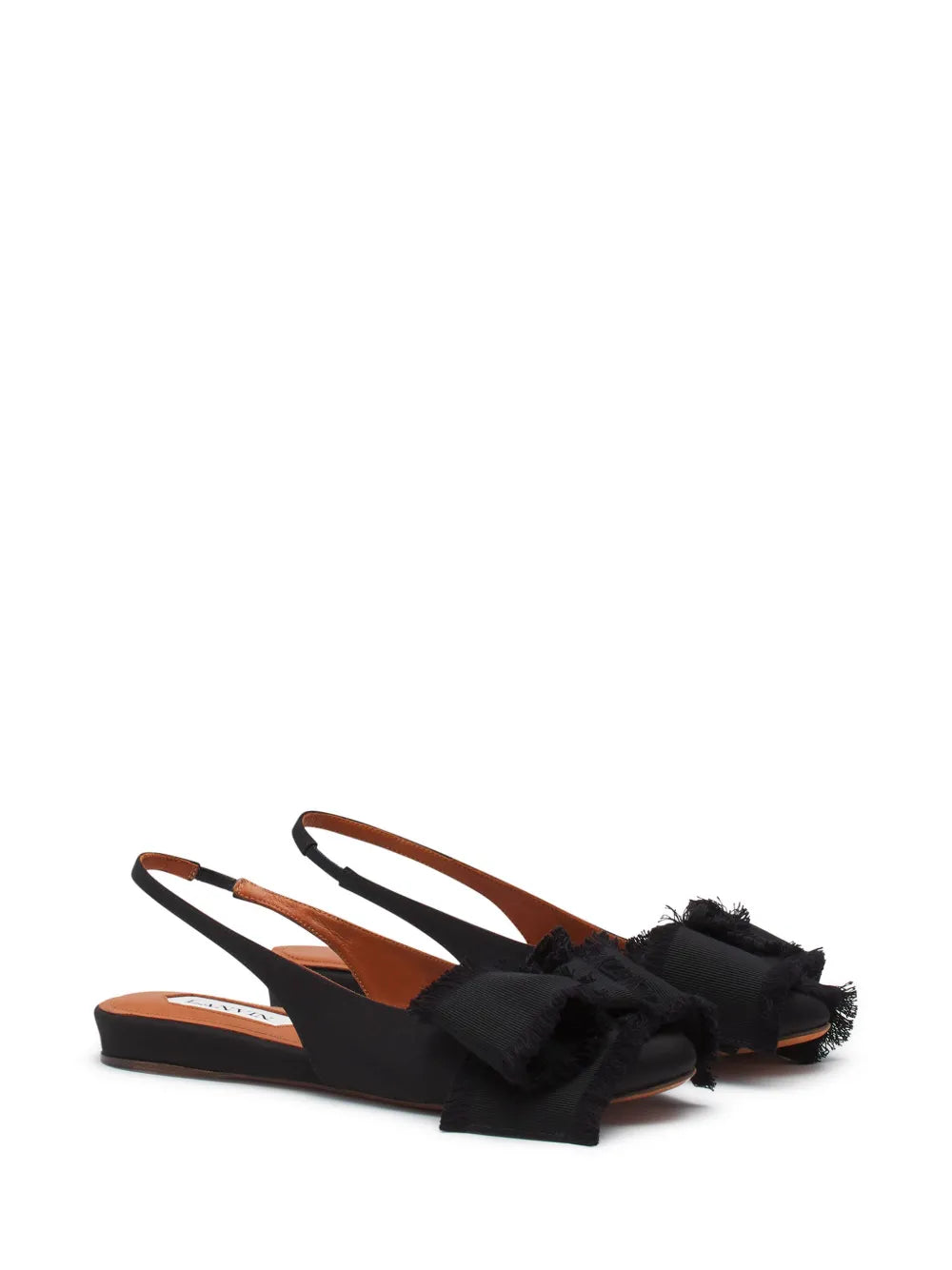 Lanvin satin slingback ballerina shoes
