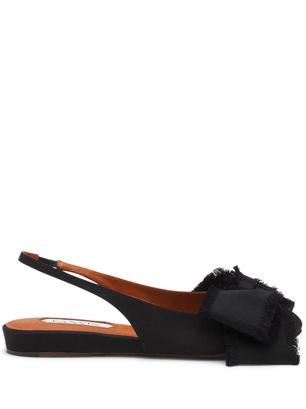 Lanvin satin slingback ballerina shoes