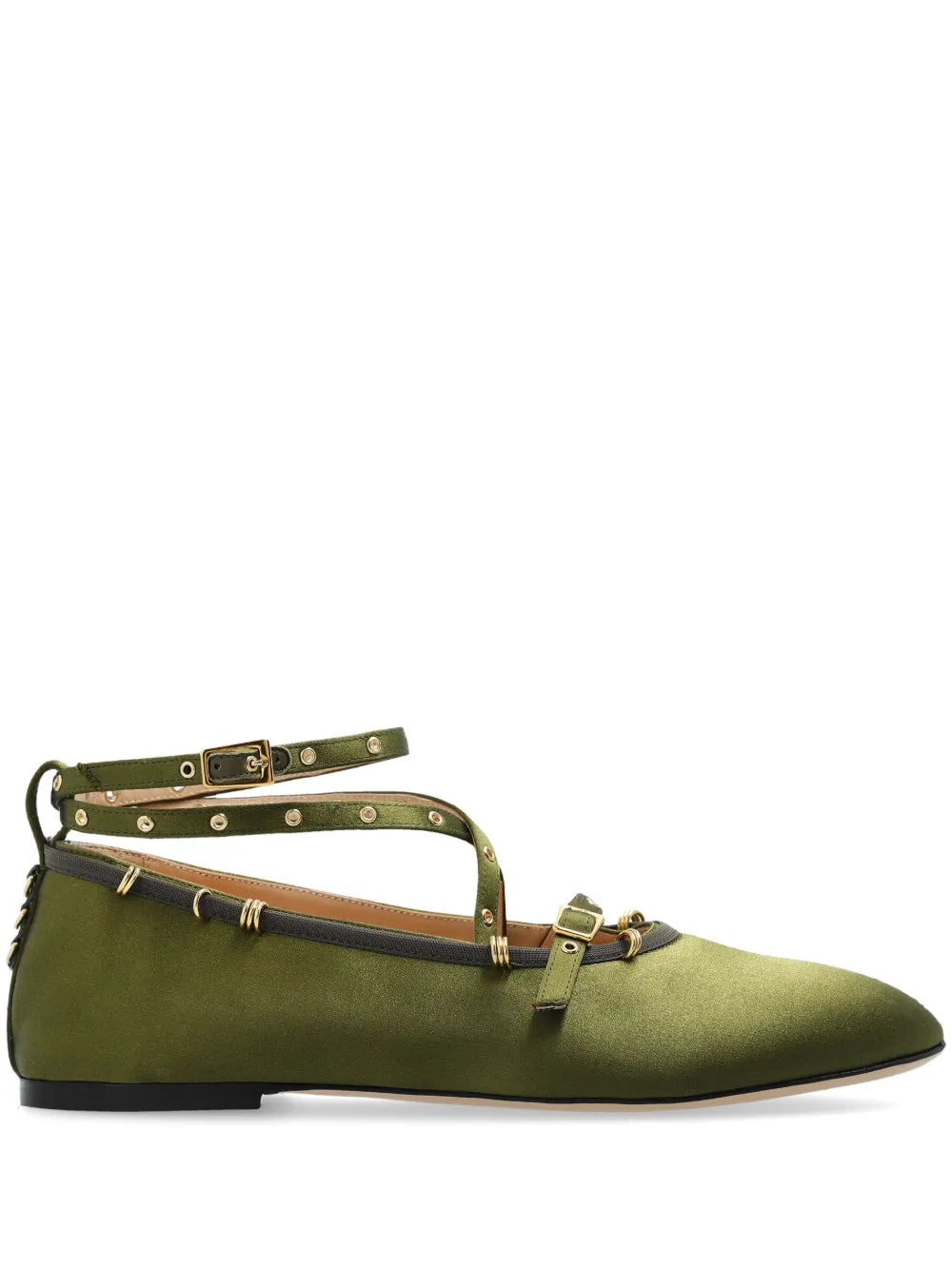 Wandler June leather ballerina shoes