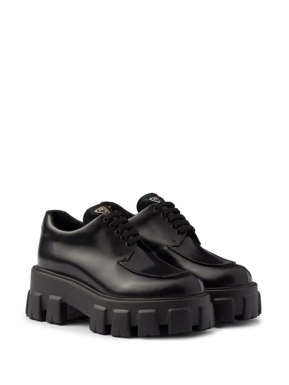 Prada monolith lace-up shoes