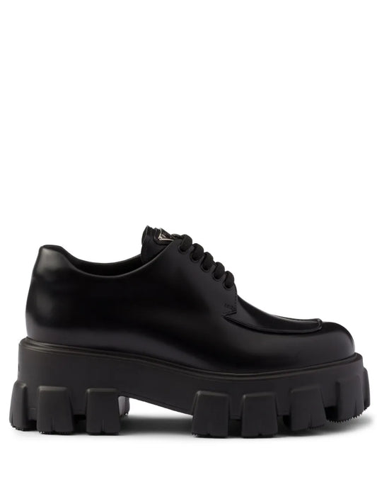 Prada monolith lace-up shoes