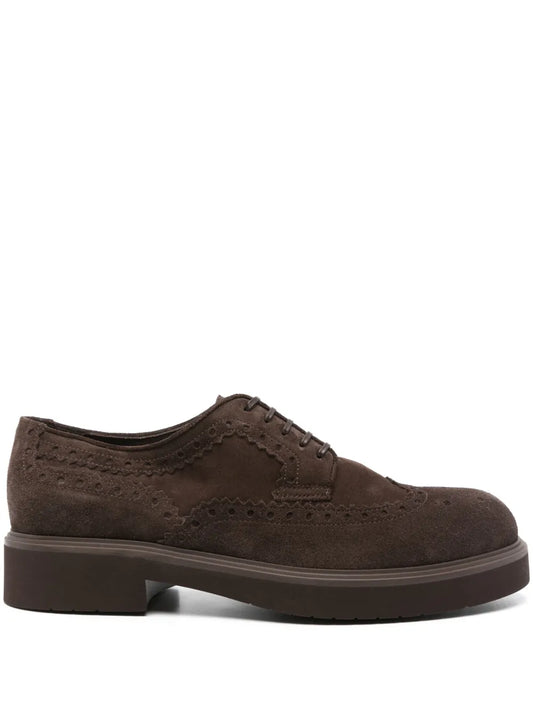 Ferragamo perforated-detailing Derby shoes