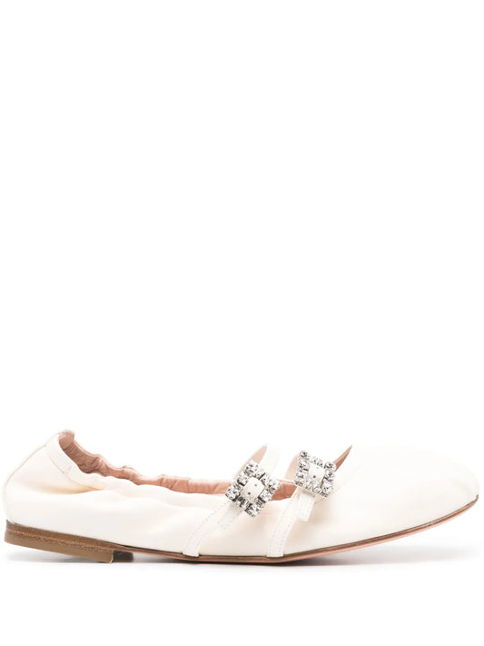Roger Vivier crystal-buckle ballet flats