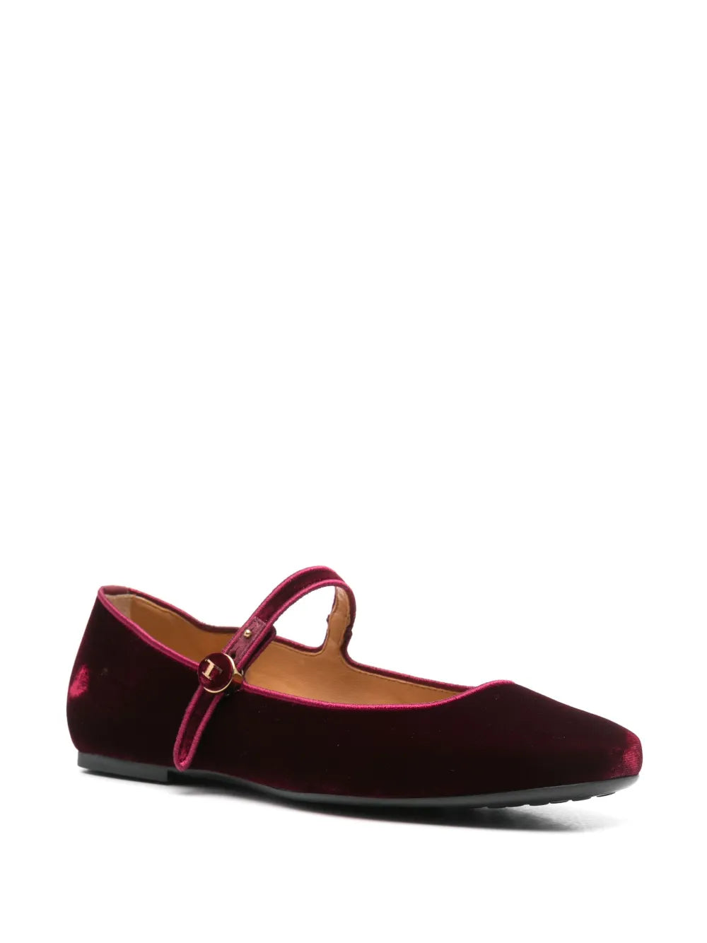 Tod's velvet ballet flats