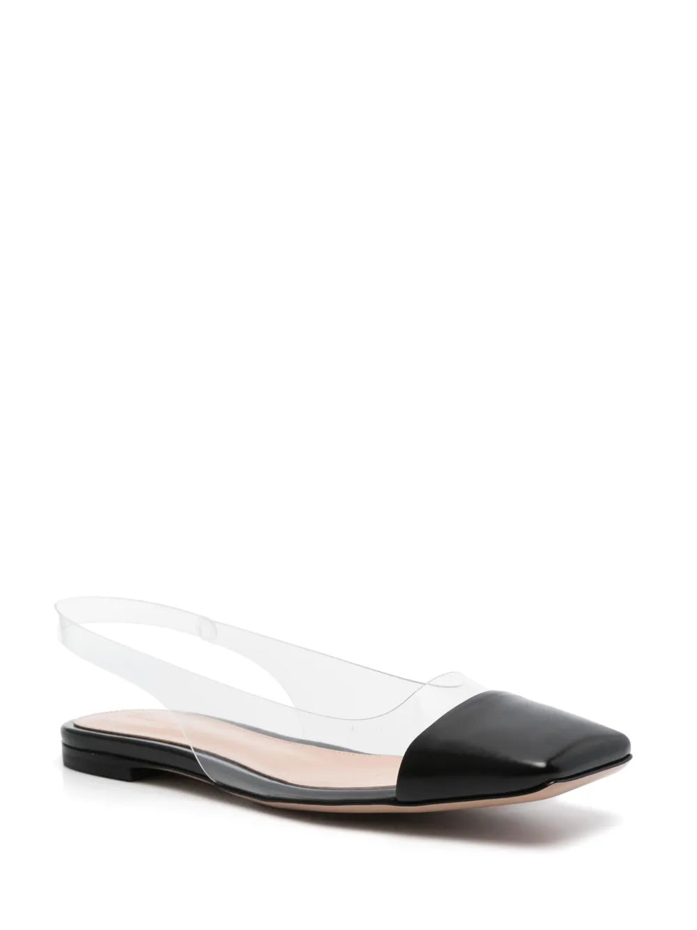 Gianvito Rossi Plexi ballet flats
