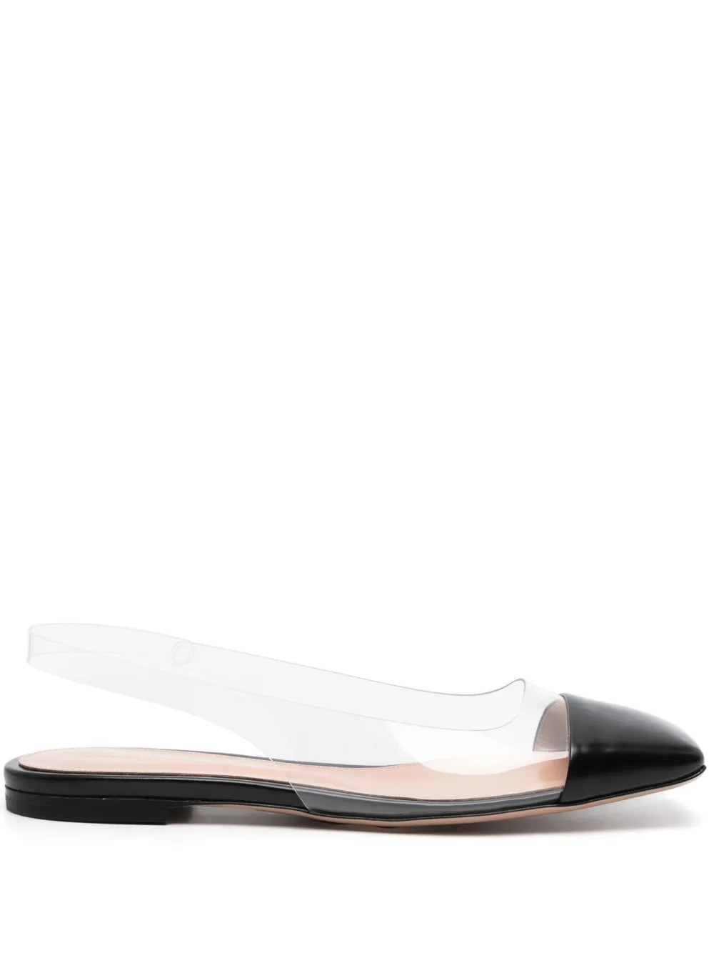 Gianvito Rossi Plexi ballet flats