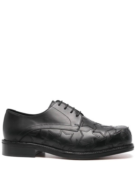 Stefan Cooke Star-patches Derby shoes