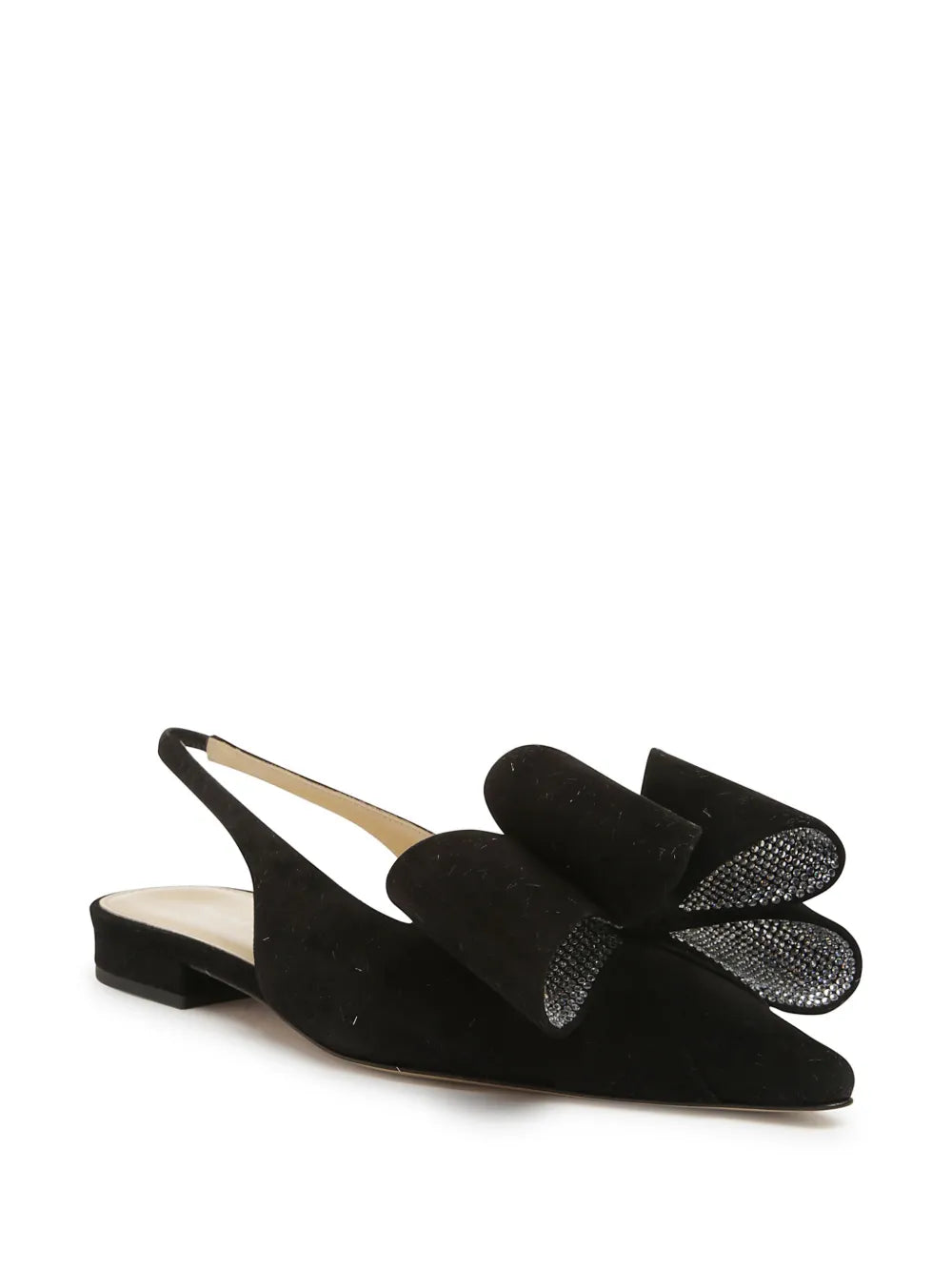 MACH & MACH bow-detail leather ballerinas