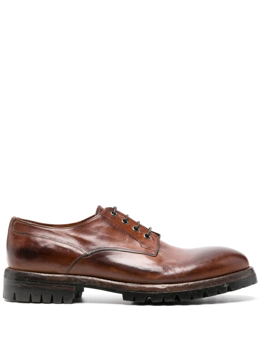 Eleventy leather derby shoes