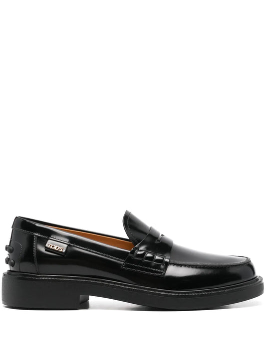 Tod's logo-lettering loafers