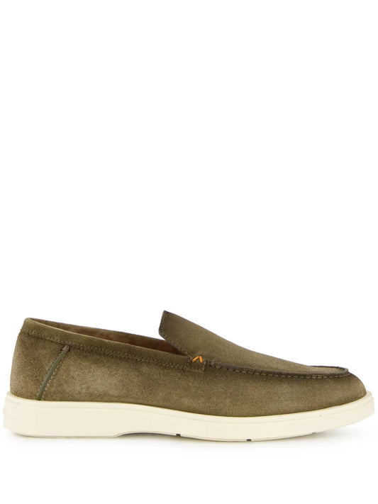 Santoni suede loafers