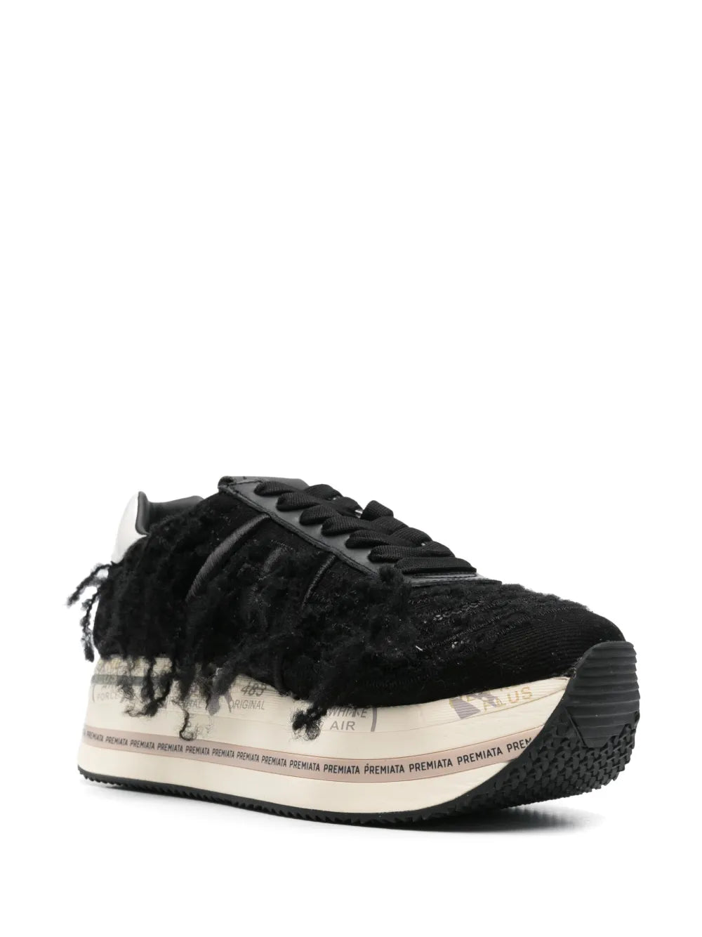 Premiata fringed-detailed sneakers