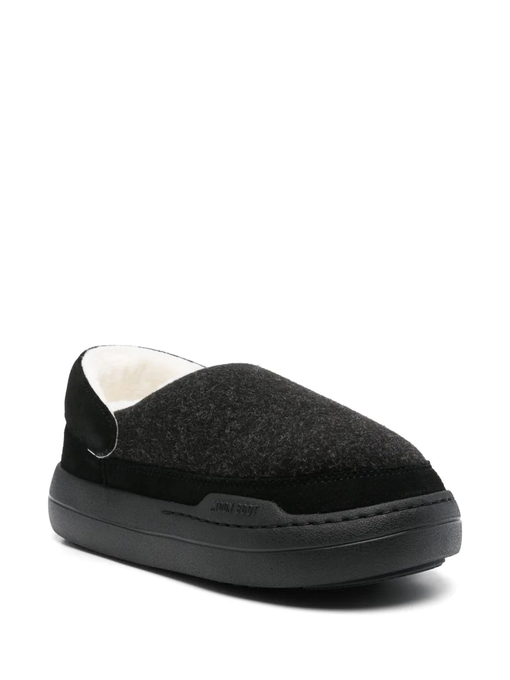 Moon Boot MB PARK CLOG FELT BLACK MELANGE