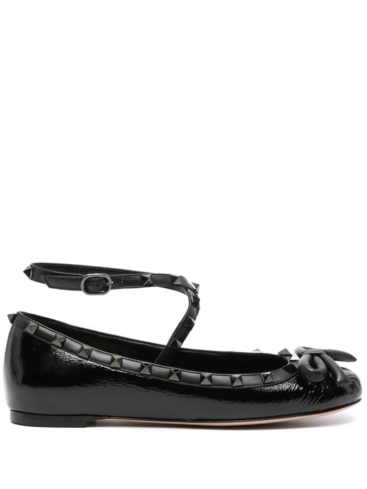 Valentino Garavani Rockstud leather ballet flats