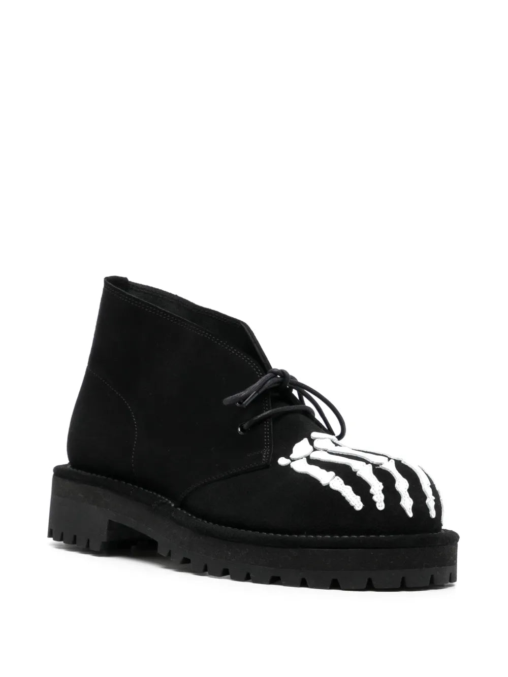 Takahiromiyashita The Soloist skeleton-print Derby shoes