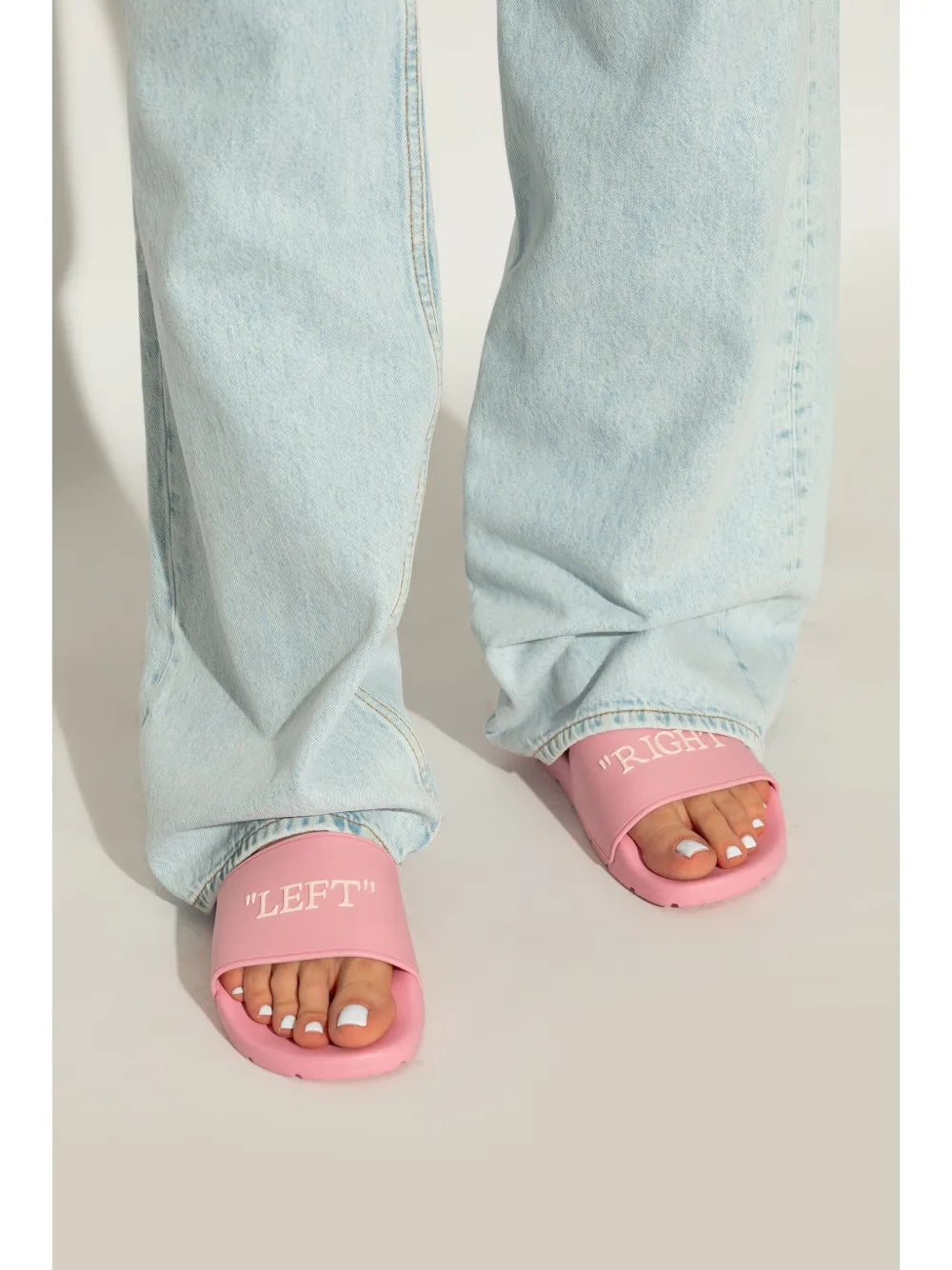 Off-White x Virgil Abloh logo-print slides