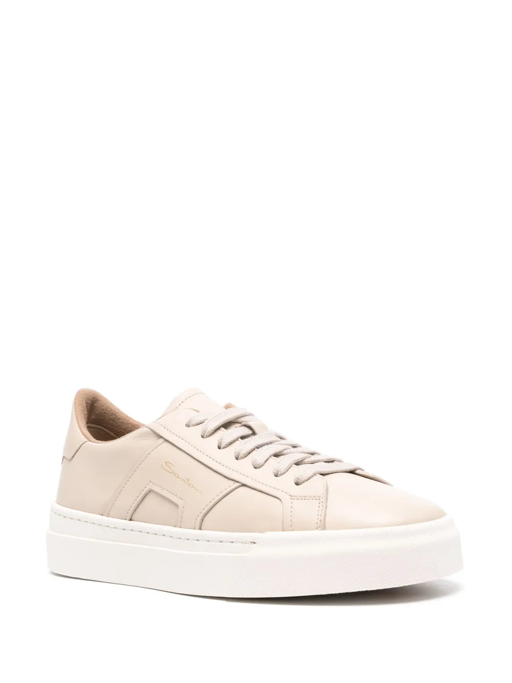 Santoni Double Buckle sneakers