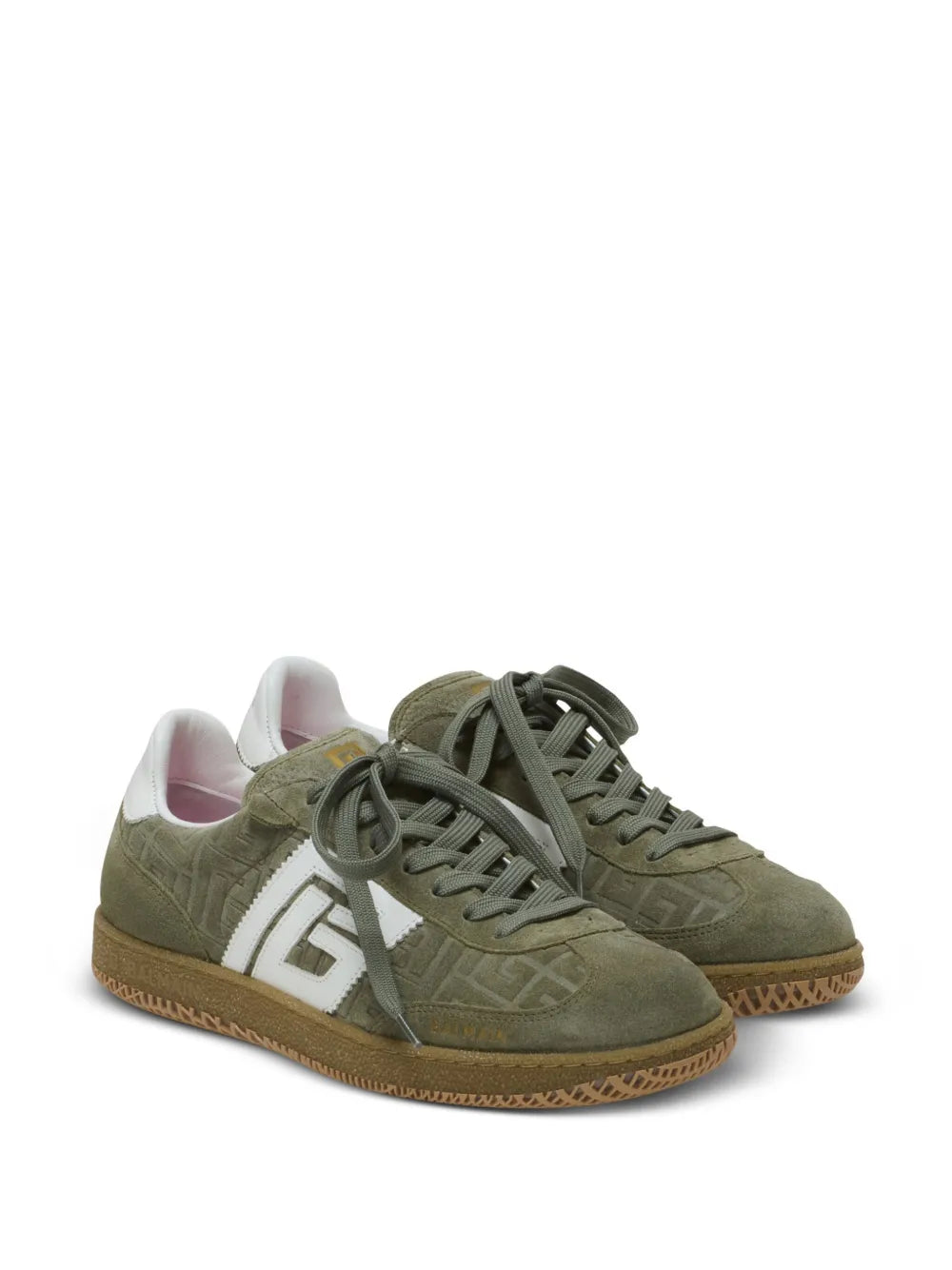 Balmain Swan suede sneakers