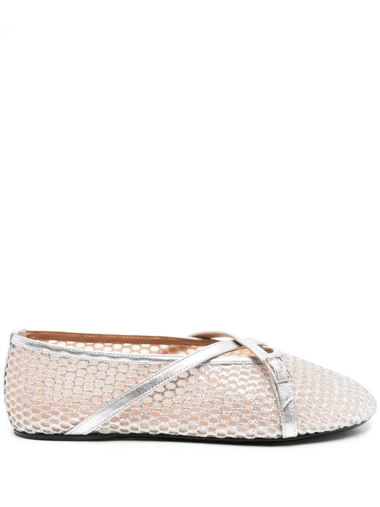 D'ACCORI glittered ballet flats