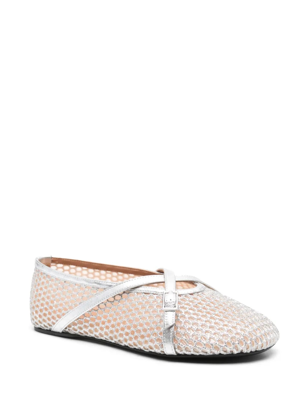 D'ACCORI glittered ballet flats