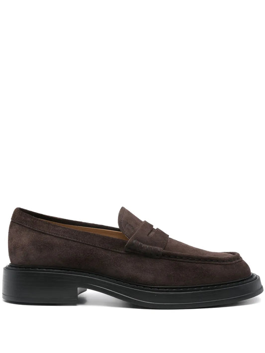 Tod's suede loafers