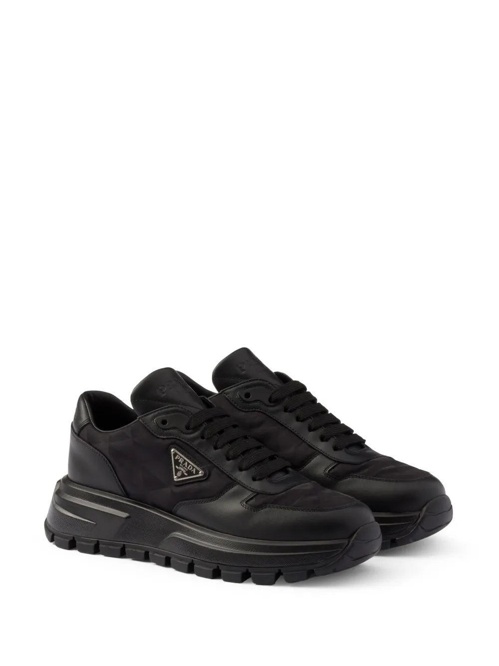 Prada PRAX 01 Re-Nylon and leather sneakers