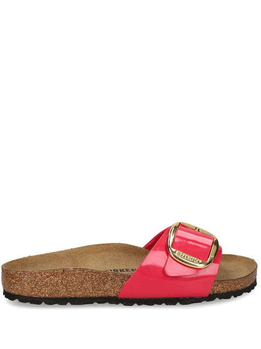 Birkenstock Madrid big-buckle patent-leather sandals