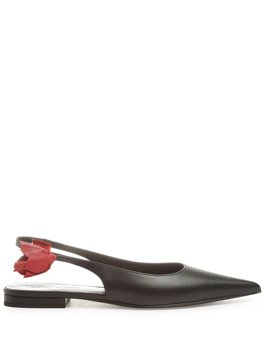 Magda Butrym leather ballerina shoes 