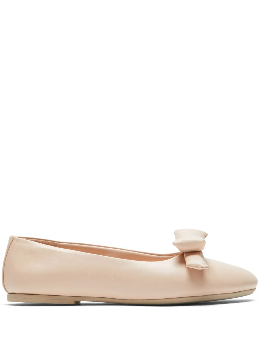 Nº21 bow-detailing leather ballerina shoes
