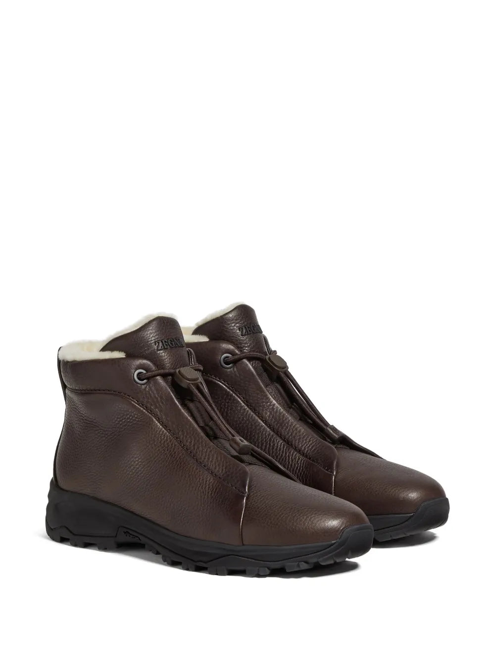 Zegna Triple Stitch Vetta suede boots