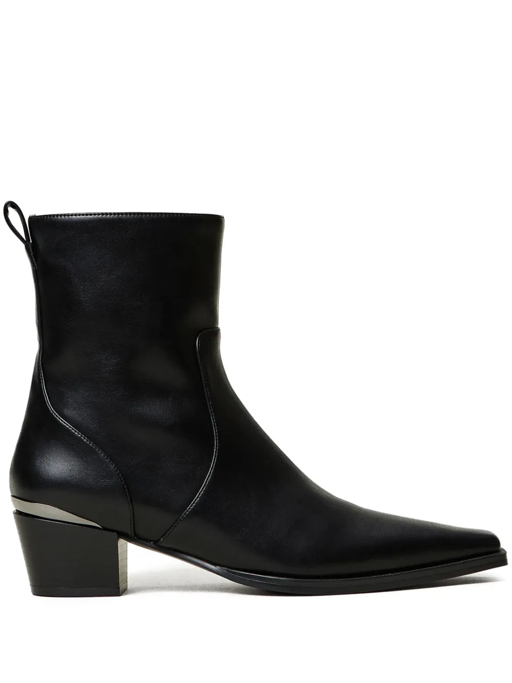 TWINSET 50mm laminated-panel ankle boots