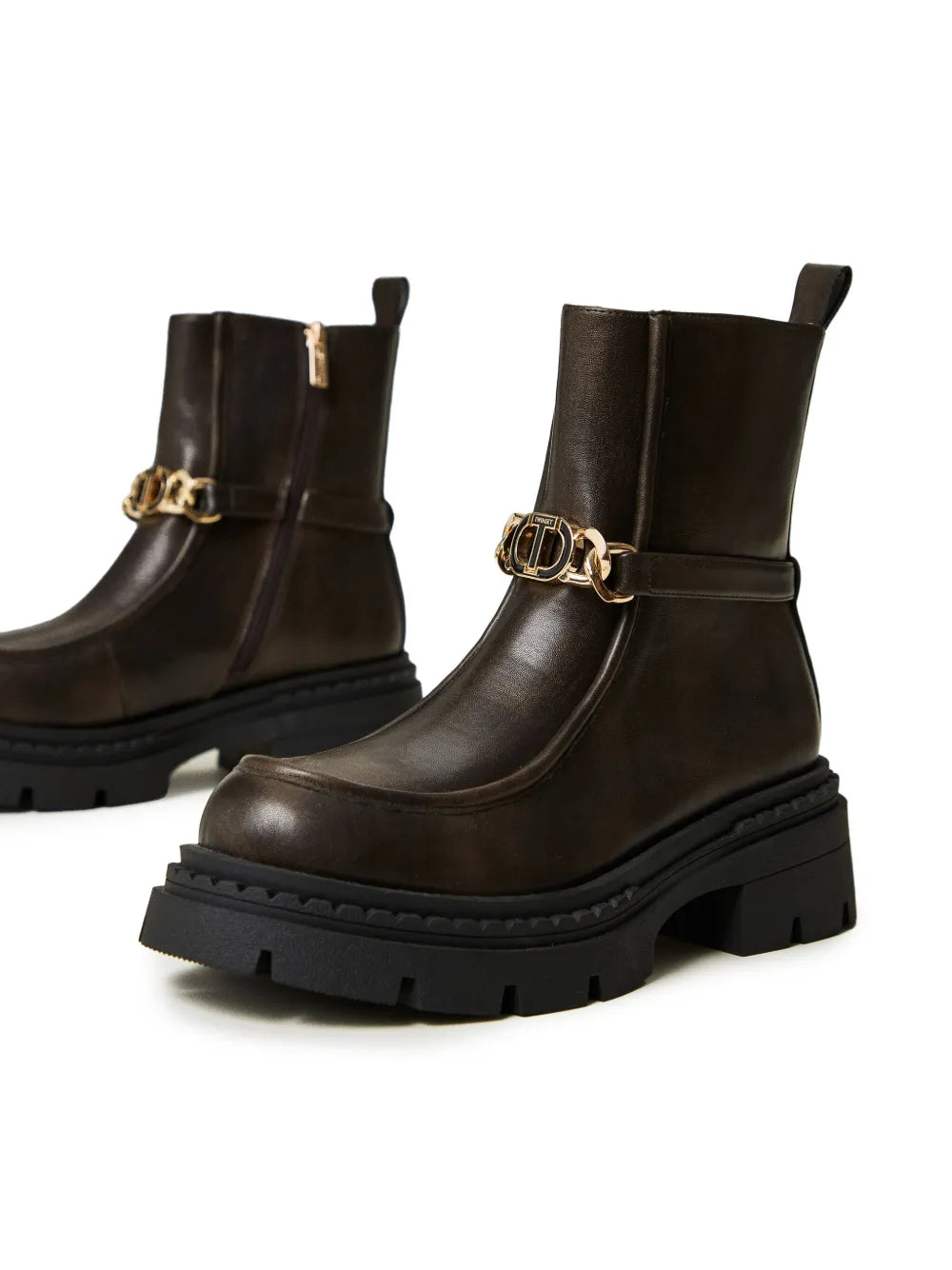 TWINSET 60mm Oval T ankle boots